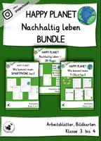 Vorschau - Unterrichtsreihen - Happy Planet - Nachhaltigkeit - Deckblatt