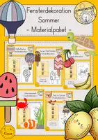 Vorschau - Mal- und Bastelvorlagen - Sommer - Deckblatt