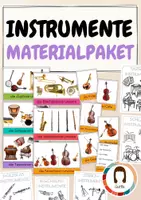 Vorschau - Arbeitsblätter - Materialpaket Instrumente | Instrumentengruppe - Deckblatt