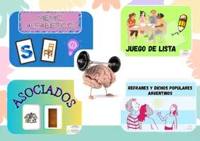 Vista previa - Tarjetas / Manipulativos - MATERIALES PARA TU TALLER DE ESTIMULACIÓN COGNITIVA. - Portada
