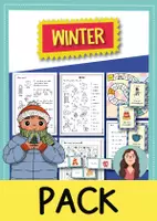 anteprima - Esercizi - Winter pacchetto in crescita: esercizi e giochi per le lezioni di inglese - Pagina di copertina