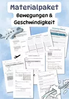 Vorschau - Arbeitsblätter - Materialpaket Bewegungslehre - Deckblatt