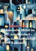 Vorschau - Unterrichtsreihen - Sparpaket: Präsentation + Unterrichtsreihe zum Kubismus im Kunstunterricht SEK II - Deckblatt