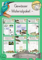Vorschau - Stundenentwürfe - Gewässer Fische Materialpaket - Deckblatt