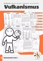 Vorschau - Arbeitsblätter - Erdkunde: Materialpaket Endogene Naturkräfte - Vulkanismus - Deckblatt