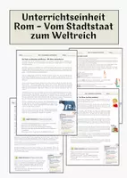 Vorschau - Arbeitsblätter - Materialpaket - GESCHICHTE - Das römische Reich - Deckblatt