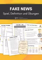 Vorschau - Arbeitsblätter - Fake News - Sparpaket - Deckblatt