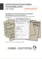 Vorschau - Arbeitsblätter - Materialpaket - Oxidationszahlen Alkohole/Alkanole - Folien/Arbeitsblatt - Deckblatt