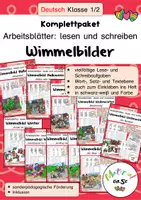 Vorschau - Arbeitsblätter - Komplettpaket: Wimmelbilder Feste und Jahreszeiten, lesen und schreiben - Deckblatt