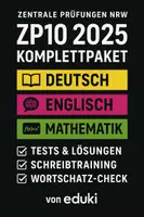 Vorschau - Klassenarbeiten - ZP10 2026 Komplettpaket – Deutsch, Englisch, Mathe | Übungen, Lösungen & Schreibtraining - Deckblatt