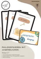 Vorschau - Arbeitsblätter - Materialpaket: Philosophieren mit Jugendlichen - Deckblatt