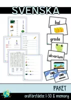 förhandsvisning - ORDFÖRSTÅELSE – PAKET - försättsblad
