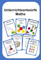 Vorschau - Stundenentwürfe - Materialpaket Unterrichtsentwürfe Mathe - Deckblatt