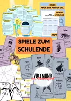 Vorschau - Arbeitsblätter - Spiele zum Schulende (GESAMTPAKET) - Deckblatt