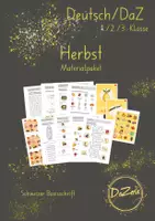 Vorschau - Unterrichtsreihen - Materialpaket Herbst DaZ Unterricht - Deckblatt