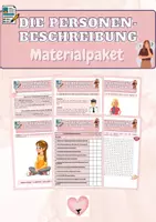 Vorschau - Arbeitsblätter - Personenbeschreibung - Deckblatt