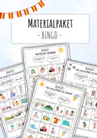 Vorschau - Arbeitsblätter - Materialpaket - Bingo (Spanisch) - Deckblatt