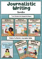 Vorschau - Arbeitsblätter - Journalistic Writing Bundle: News, Reports, Editorials & Interview Skills - Deckblatt