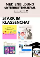 Vorschau - Arbeitsblätter - Materialpaket - Stark im Klassenchat - Konflikte vermeiden - Deckblatt