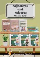 Vorschau - Arbeitsblätter - Adjectives & Adverbs Grammar Bundle – Word Order, Frequency, Manner - Deckblatt