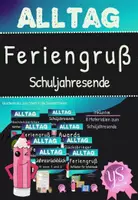 Vorschau - Arbeitsblätter - Allgemein: Materialpaket zum Schuljahresende /Sommerferien/ Feriengrüße /Geschenke - Deckblatt