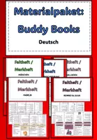 Vorschau - Merkblätter - Wachsendes Materialpaket: Buddy Books /Falthefte /Merkhefte - Deutsch - Deckblatt