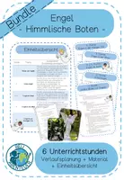 Vorschau - Stundenentwürfe - Materialpaket - Engel - komplette Einheit - Unterrichtsreihe - Deckblatt