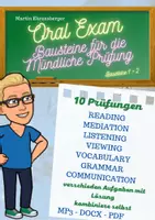Vorschau - Arbeitsblätter - Materialpaket - Bausteine Mündliche Prüfung - 10 Oral Exams - Deckblatt