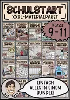Vorschau - Arbeitsblätter - Schulstart Materialpaket - Klasse 9,10,11, Schulstart, Schuljahresanfang, neues Schuljahr - Deckblatt