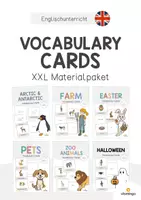 Vorschau - Mal- und Bastelvorlagen - VOCABULARY CARDS: XXL Paket für den Englischunterricht - Deckblatt