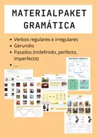 Vorschau - Arbeitsblätter - Wachsendes Materialpaket: Gramática - Deckblatt