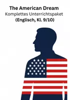 Vorschau - Arbeitsblätter - The American Dream – Reading, Speaking & Writing - Deckblatt