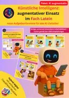 Vorschau - Arbeitsblätter - Materialpaket: KI augmentativ - neue Aufgabenformate Lateinunterricht - Deckblatt