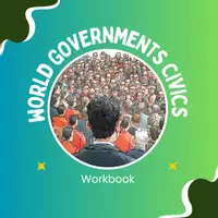 Vorschau - Unterrichtsreihen - Global Government & Democracy – 7 Civics Workbooks (Grades 5–9) | Bilinguales Unterrichtsmaterial | Politikunterricht Sparpaket - Deckblatt
