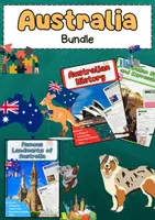 Vorschau - Arbeitsblätter - Australia Materialpaket - Deckblatt