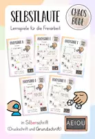Vorschau - Spiele - Selbstlaute - Lernspiele für die Freiarbeit (Materialpaket) - Deckblatt