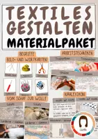 Vorschau - Poster - Materialpaket: Textiles Gestalten - Deckblatt