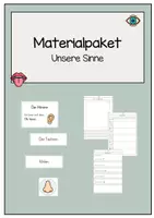 Vorschau - Arbeitsblätter - Materialpaket - Unsere Sinne - Deckblatt