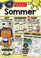 Vorschau - Arbeitsblätter - Materialpaket SOMMER für die Grundschule - Deckblatt