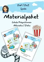Vorschau - Spiele - Materialpaket-Lokale Präpositionen - Deckblatt