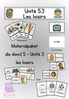Vorschau - Spiele - Materialpaket Dis donc 5! Unité 3 - Deckblatt