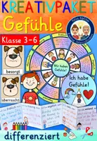 Vorschau - Unterrichtsreihen - Gefühle KREATIVPAKET Klasse 3, 4, 5 und 6 differenziert - Deckblatt