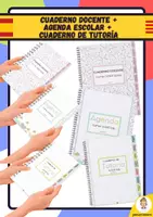 Vista previa - Para docentes: organización, planificación y formación - Agenda docente + Agenda escolar + Cuaderno de tutoría - Portada