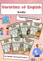 Vorschau - Arbeitsblätter - Varianten des Englischen Komplettpaket - Deckblatt