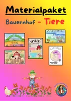 Vorschau - Spiele - Materialpaket - Bauernhoftiere (Deutsch) - Deckblatt