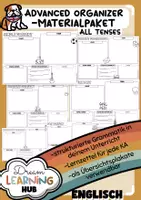 Vorschau - Poster - ADVANCED ORGANIZER & MERPLAKAT - Materialpaket: ALL TENSES (Englisch) - Deckblatt