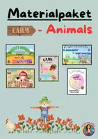 Vorschau - Spiele - Materialpaket - farm animals (Englisch) - Deckblatt