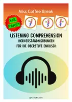 Vorschau - Arbeitsblätter - LISTENING COMPREHENSION / HÖRVERSTEHEN OBERSTUFE + ABITUR (XXL Materialpaket) - Deckblatt