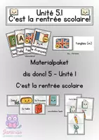 Vorschau - Arbeitsblätter - Materialpaket Dis donc 5! - Unité 1 - Deckblatt