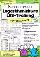 Vorschau - Spiele - Komplettpaket: "LRS-Training - Legasthenie - schulische Gruppenkurse" - Deckblatt